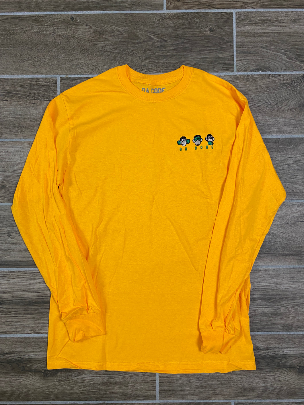 Gold- Cash Monkey Long Sleeve