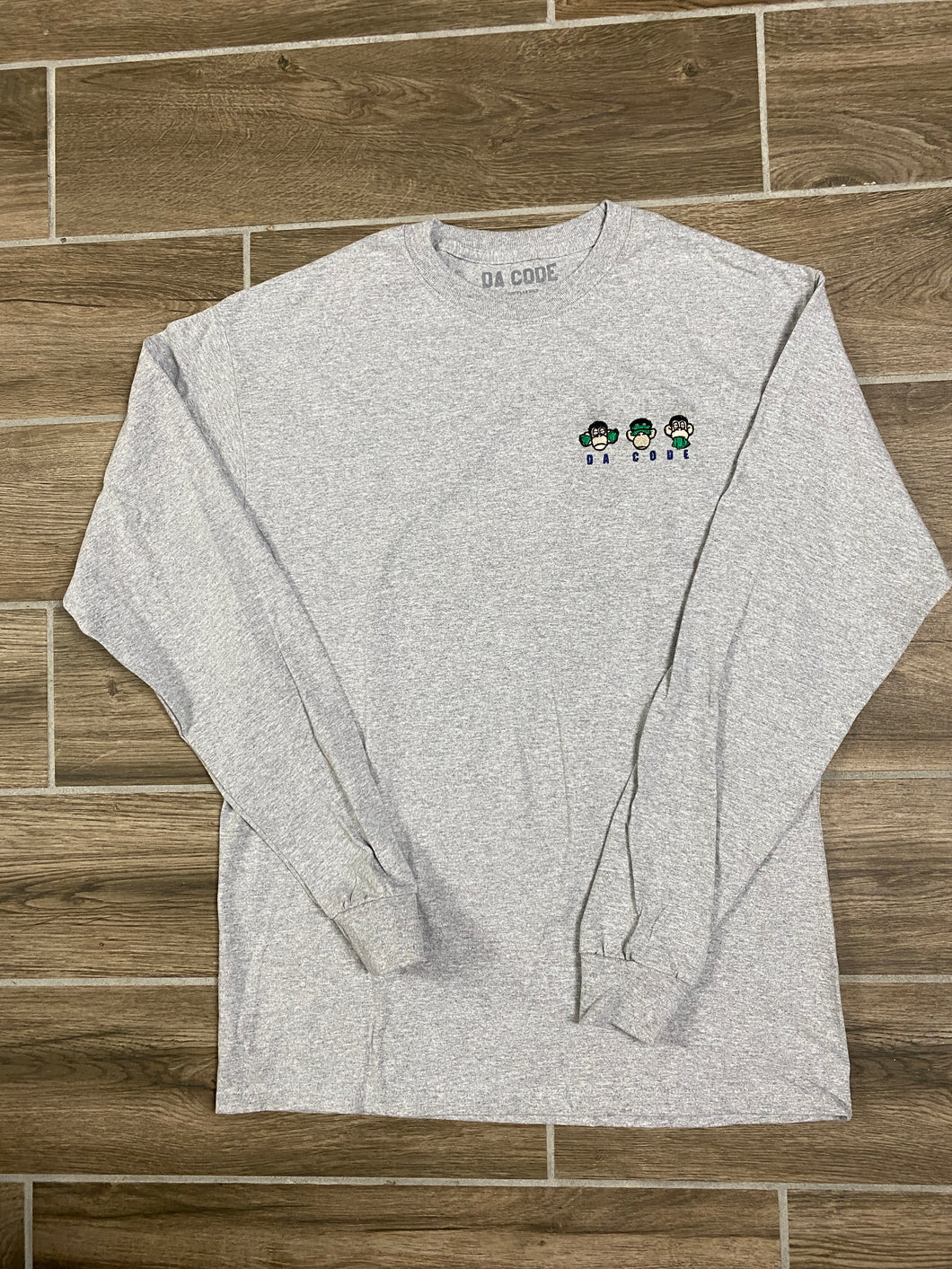 Grey - Cash Monkey Long Sleeve