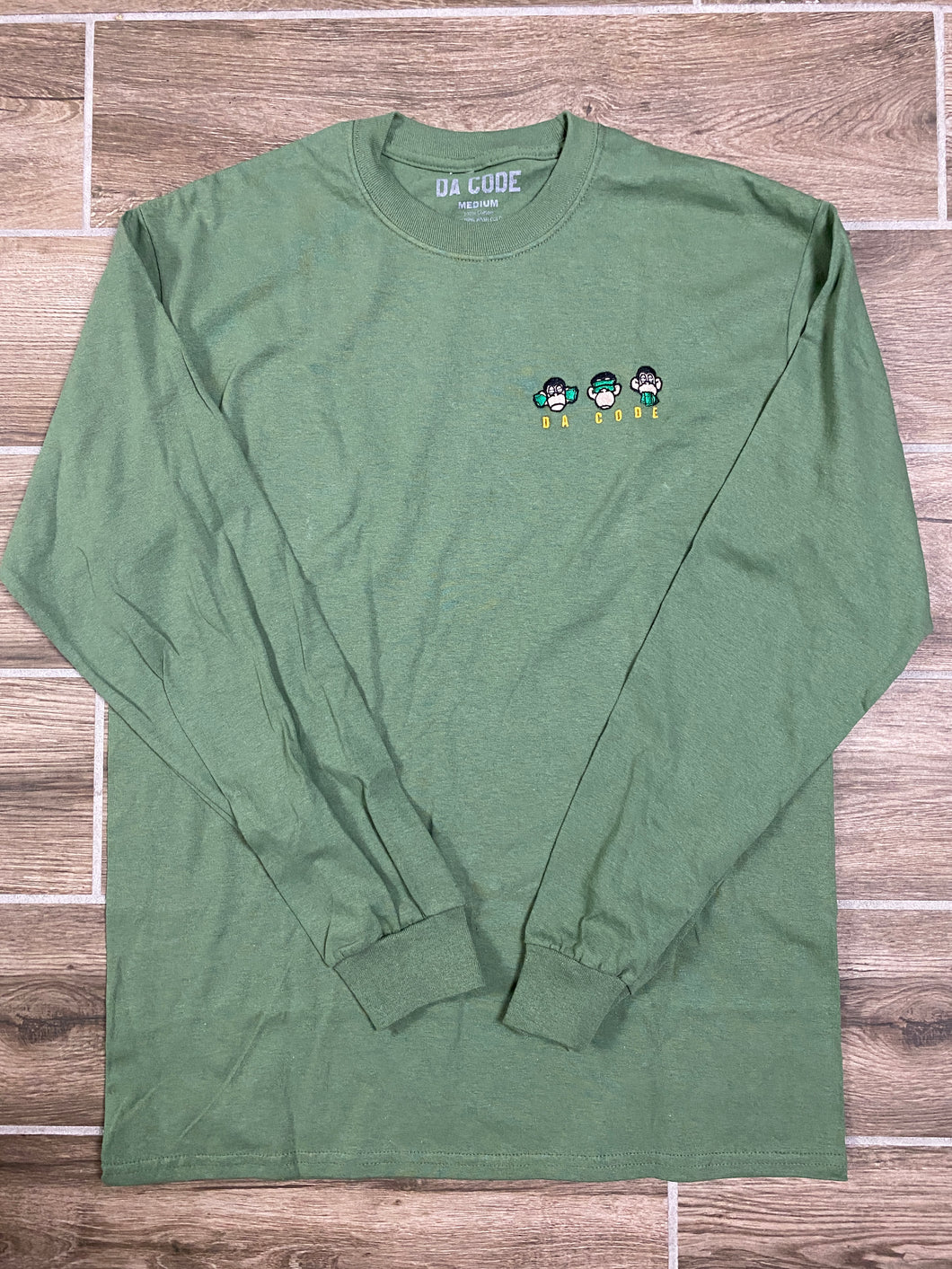 Olive - Cash Monkey Long Sleeve